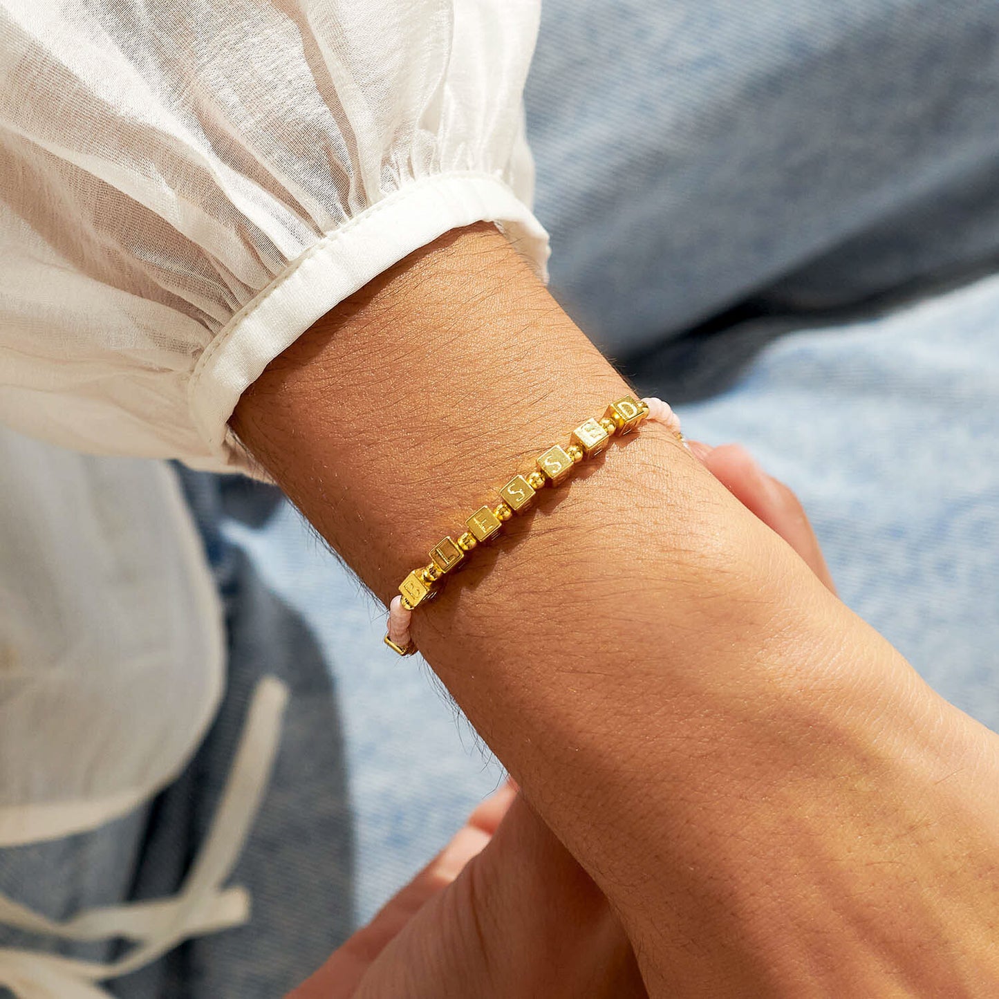 Joma Jewellery Happy Little Moments Blessed Gold Plated Bracelet