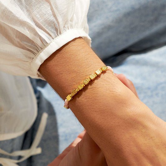Joma Jewellery Happy Little Moments Blessed Gold Plated Bracelet
