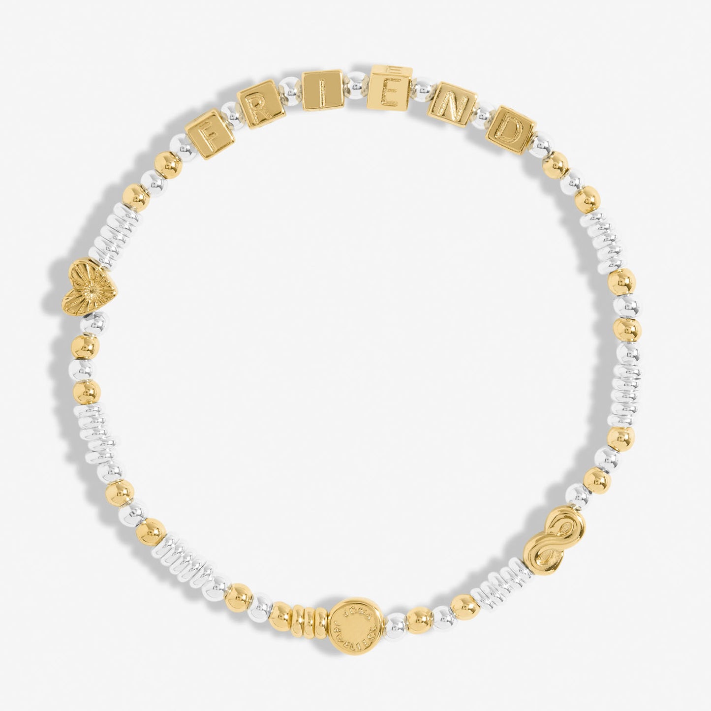 Joma Jewellery Happy Little Moments Friend Gold Plated Bracelet