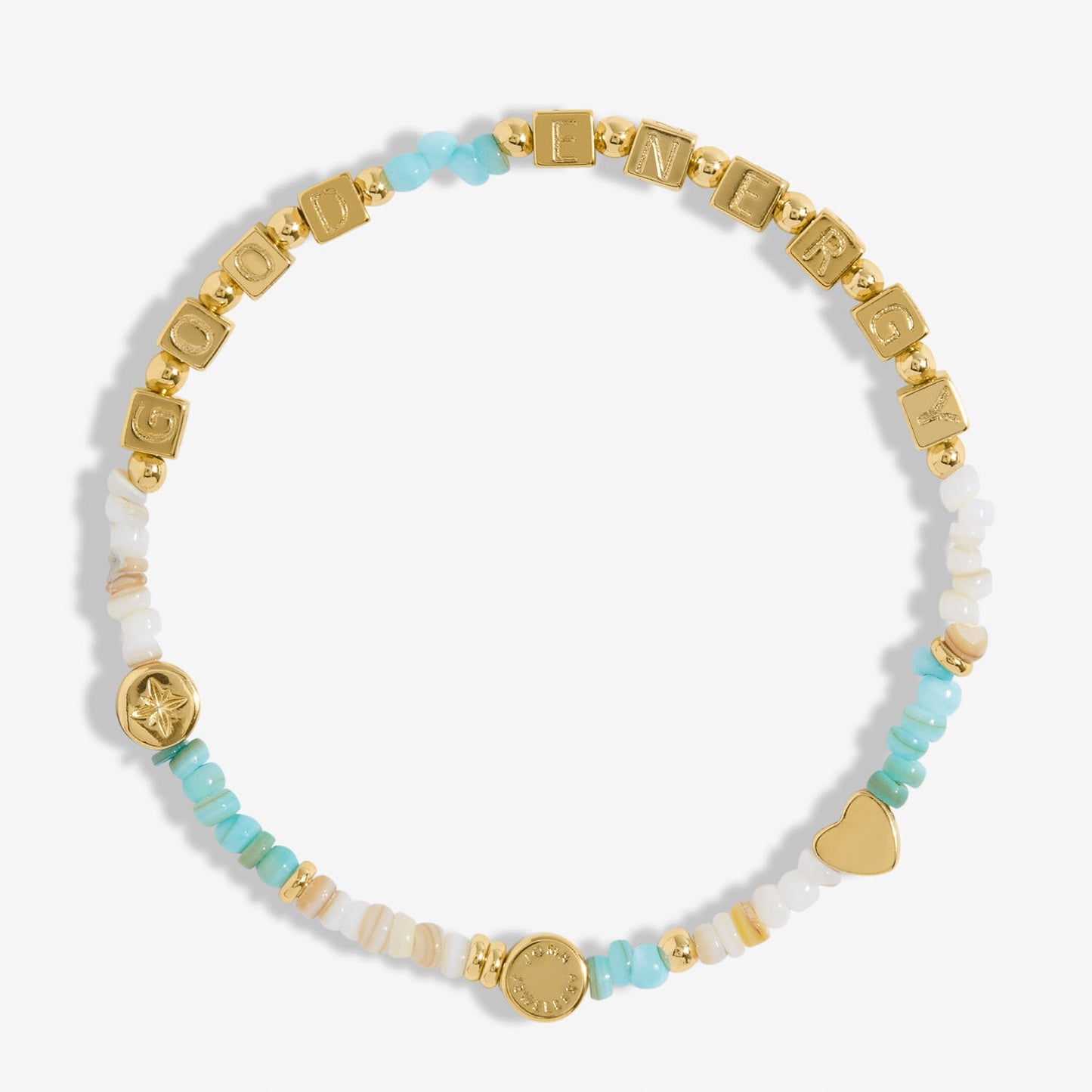 Joma Jewellery Happy Little Moments Good Energy Gold Plated Bracelet