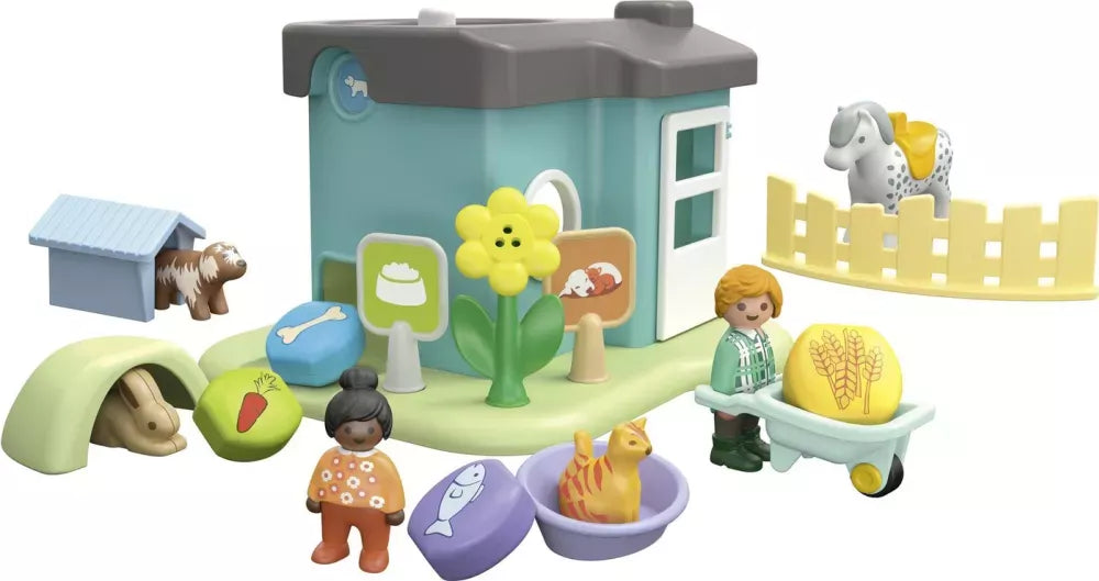 Playmobil 1.2.3 Animal Boarding Home