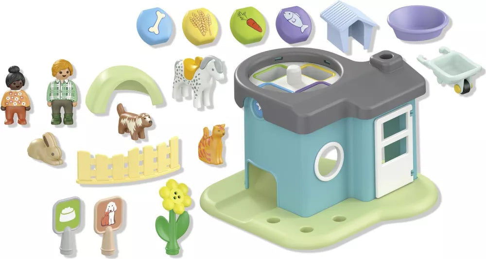 Playmobil 1.2.3 Animal Boarding Home