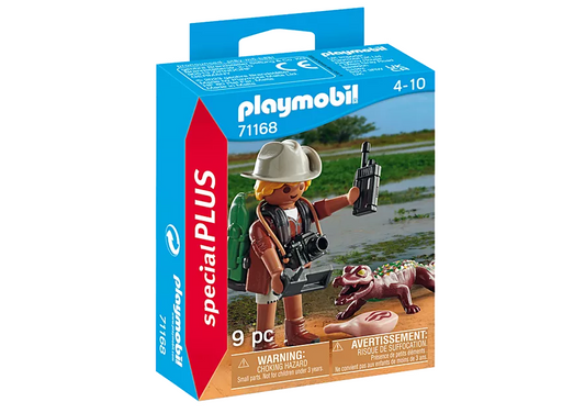 Playmobil Special Plus Researcher with Young Caiman