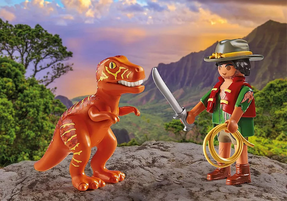 Playmobil DuoPack Villain with T-Rex 71206