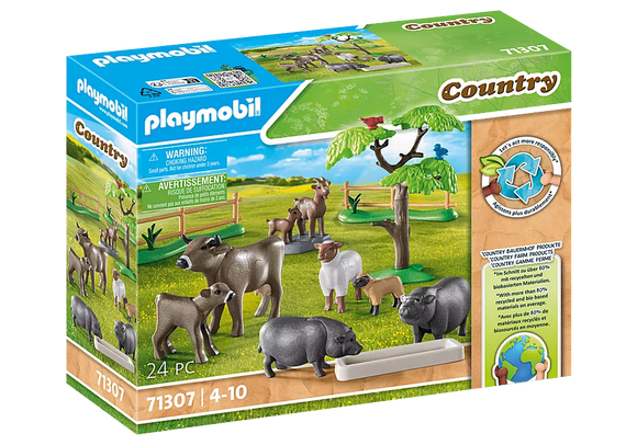 Playmobil Country Animal Set with Paddock