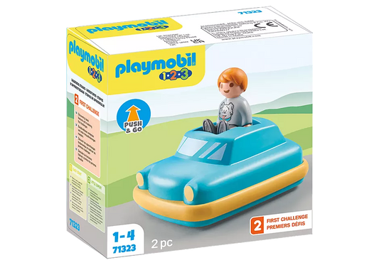 Playmobil 1.2.3 Push & Go Car