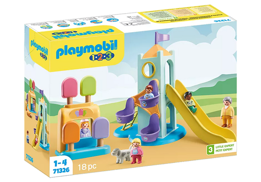 Playmobil 1.2.3 Adventure Tower with Ice Cream Booth