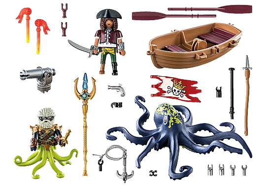Copy of Playmobil Pirates Battle Against the Giant Octopus