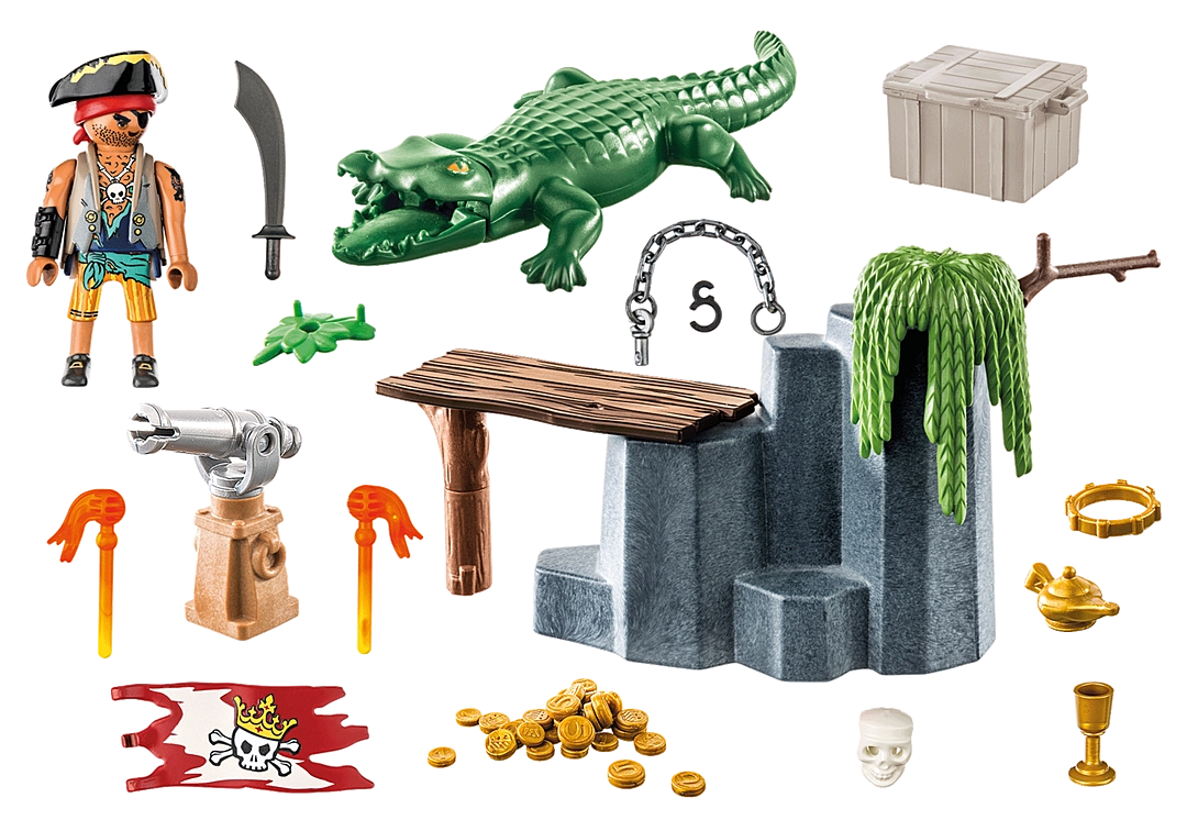 Playmobil Pirates Pirate with Alligator