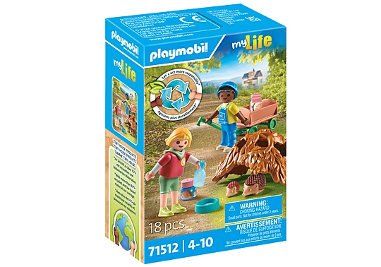 Playmobil My Life Care of the Hedgehog Family