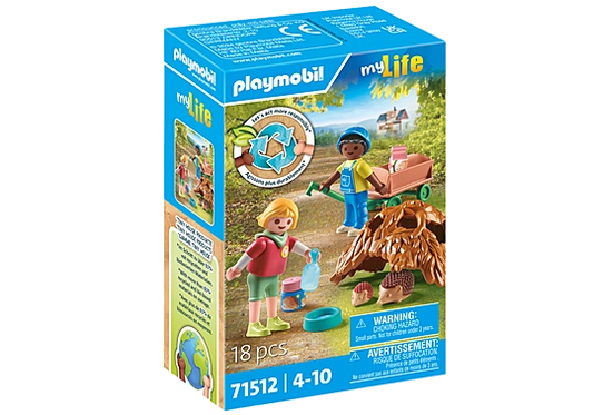 Playmobil My Life Care of the Hedgehog Family