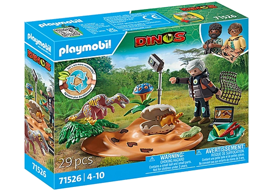 Playmobil Dinos Stegosaurus Nest with Egg Thief