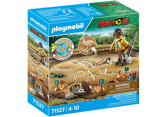 Playmobil Dinos Archaeological Dig with Dinosaur Skeleton