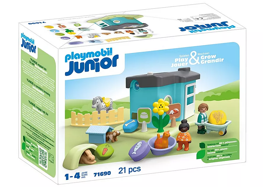 Playmobil Junior Animal Home with Treat Dispenser