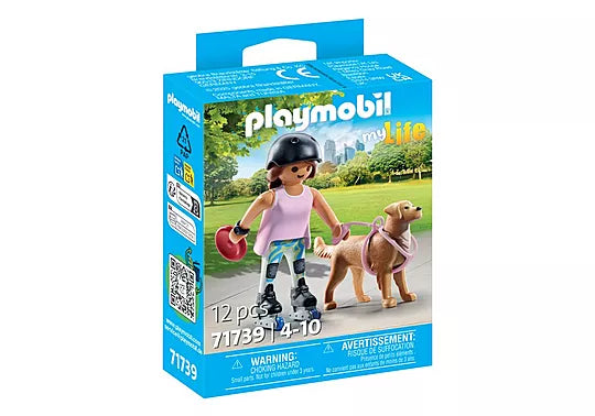 Playmobil My Life Skater with Retriever
