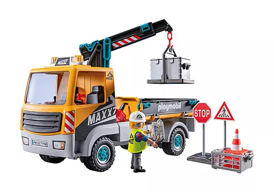 Playmobil Action Heroes Construction Truck with Crane