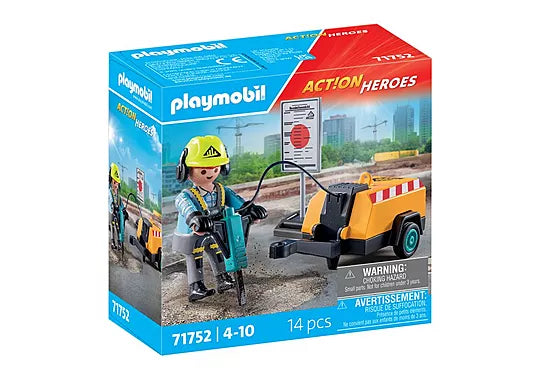 Playmobil Action Heroes Construction Worker