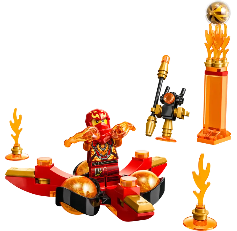 Fire Ninjago Spin Lego Ninjago Kai's Dragon Power Spinjitzu Flip