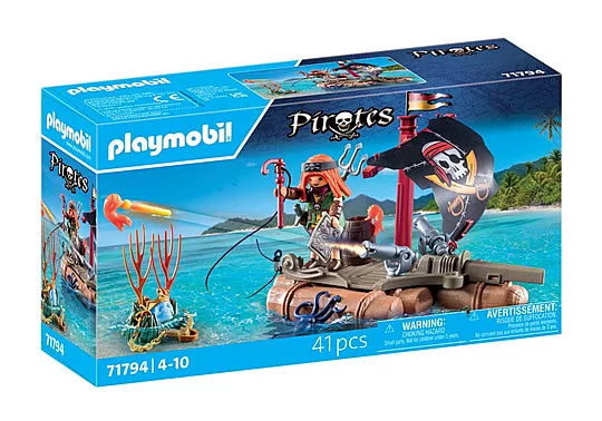 71794 Playmobil  Floating Pirate Raft With Treasure 