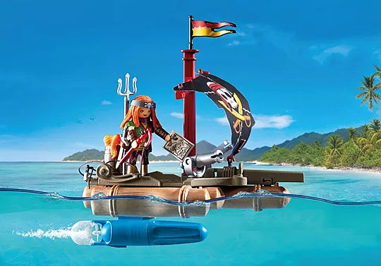 71794 Playmobil  Floating Pirate Raft With Treasure 