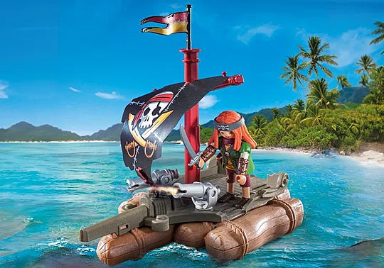 71794 Playmobil  Floating Pirate Raft With Treasure 