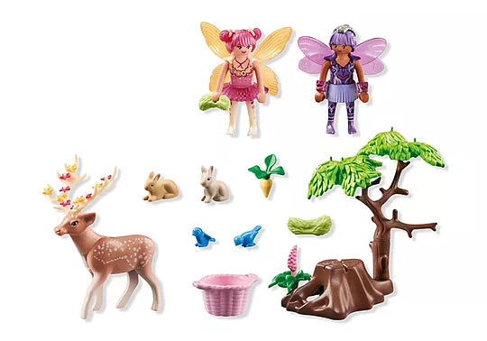 Playmobil Princess Magic Starter Pack Fairies with Forest Animals