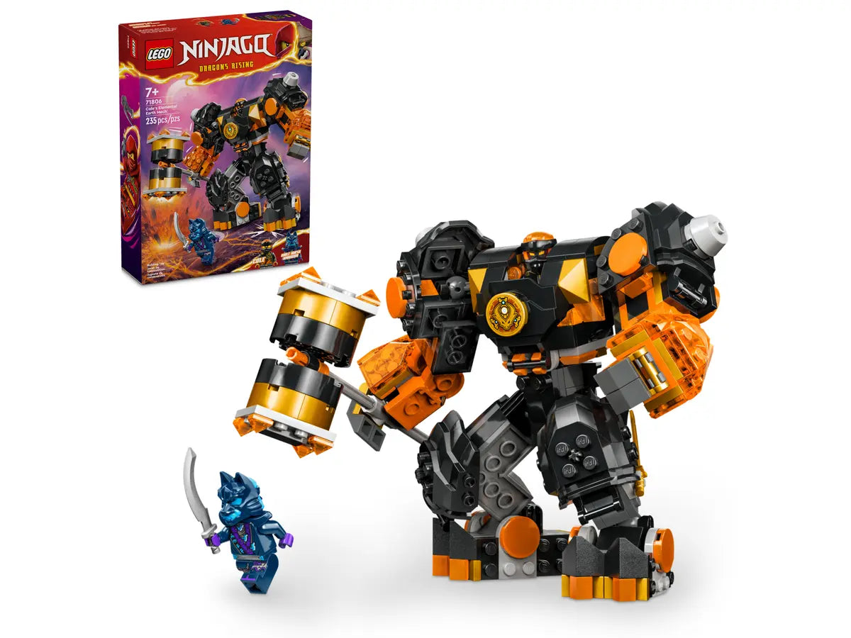 Lego Ninjago Cole's Elemental Earth Mech 71806