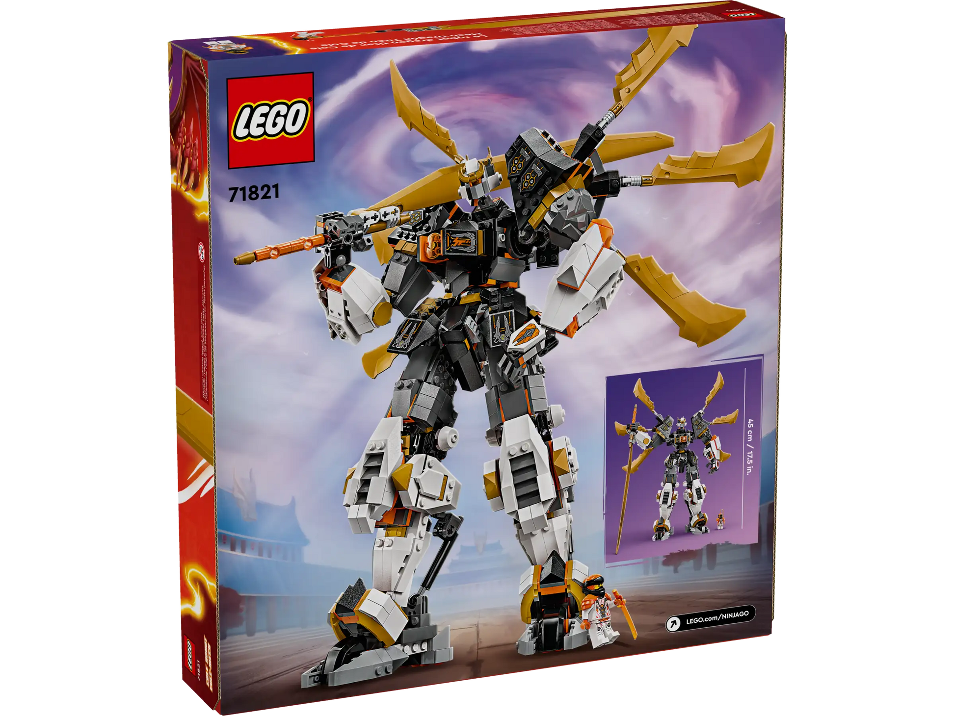 Lego Ninjago Cole's Titan Dragon Mech 71821