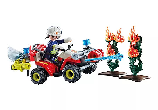 Playmobil Action Heroes Firefighting Quad