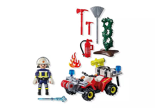 Playmobil Action Heroes Firefighting Quad