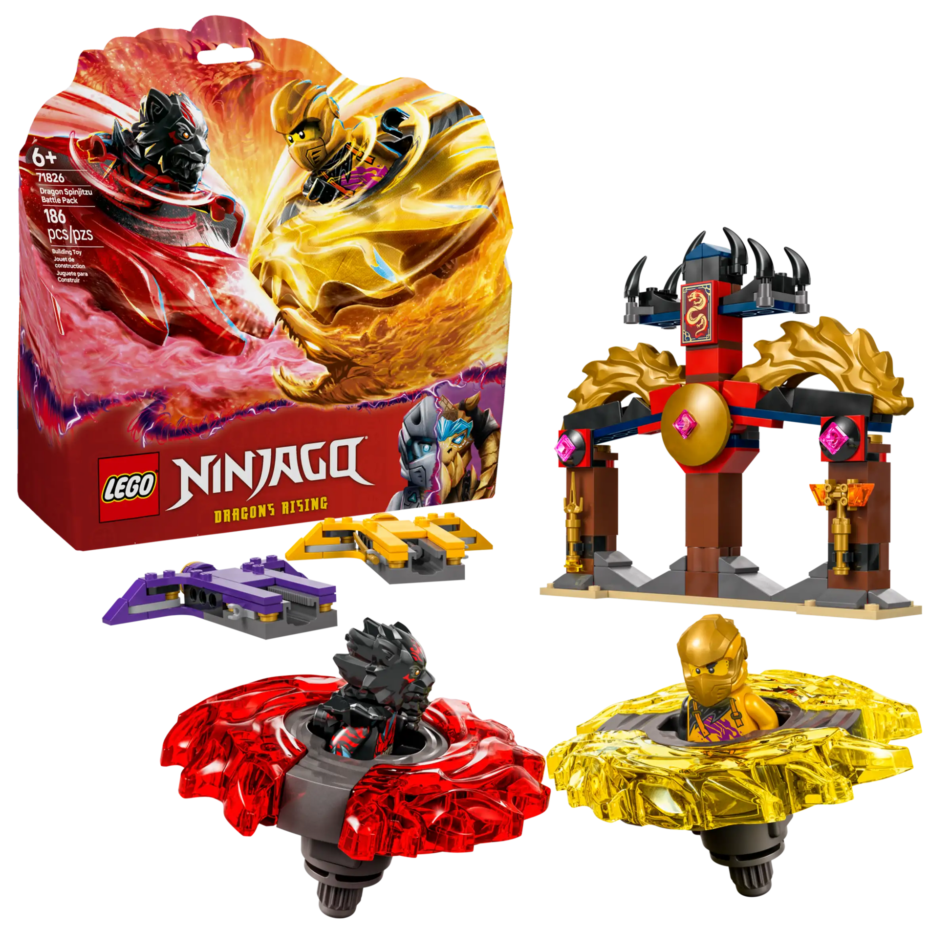 Lego Ninjago Dragon Spinjitzu Battle Pack 71826