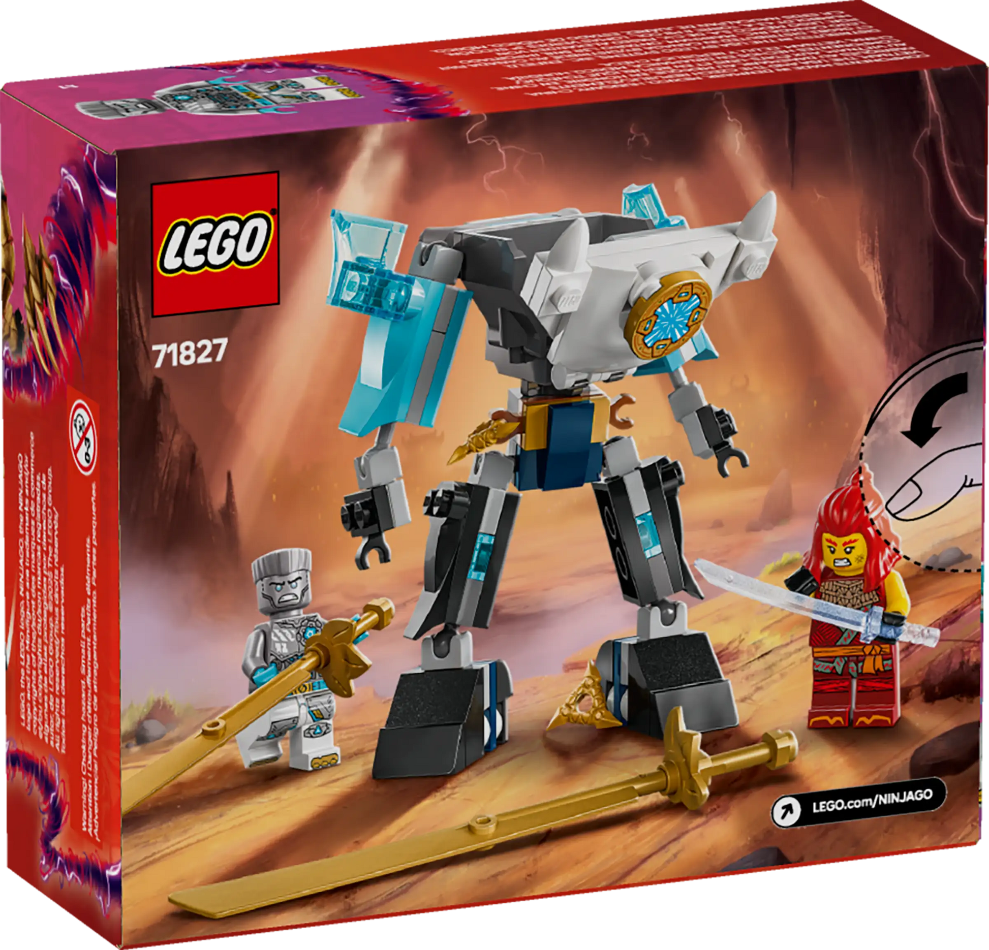 Lego Ninjago Zane's Battle Suit Mech 71827