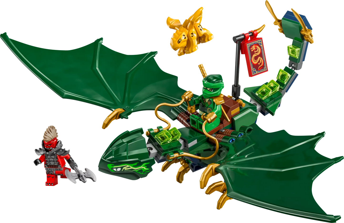Lego Ninjago Lloyd's Green Forest Dragon 71829