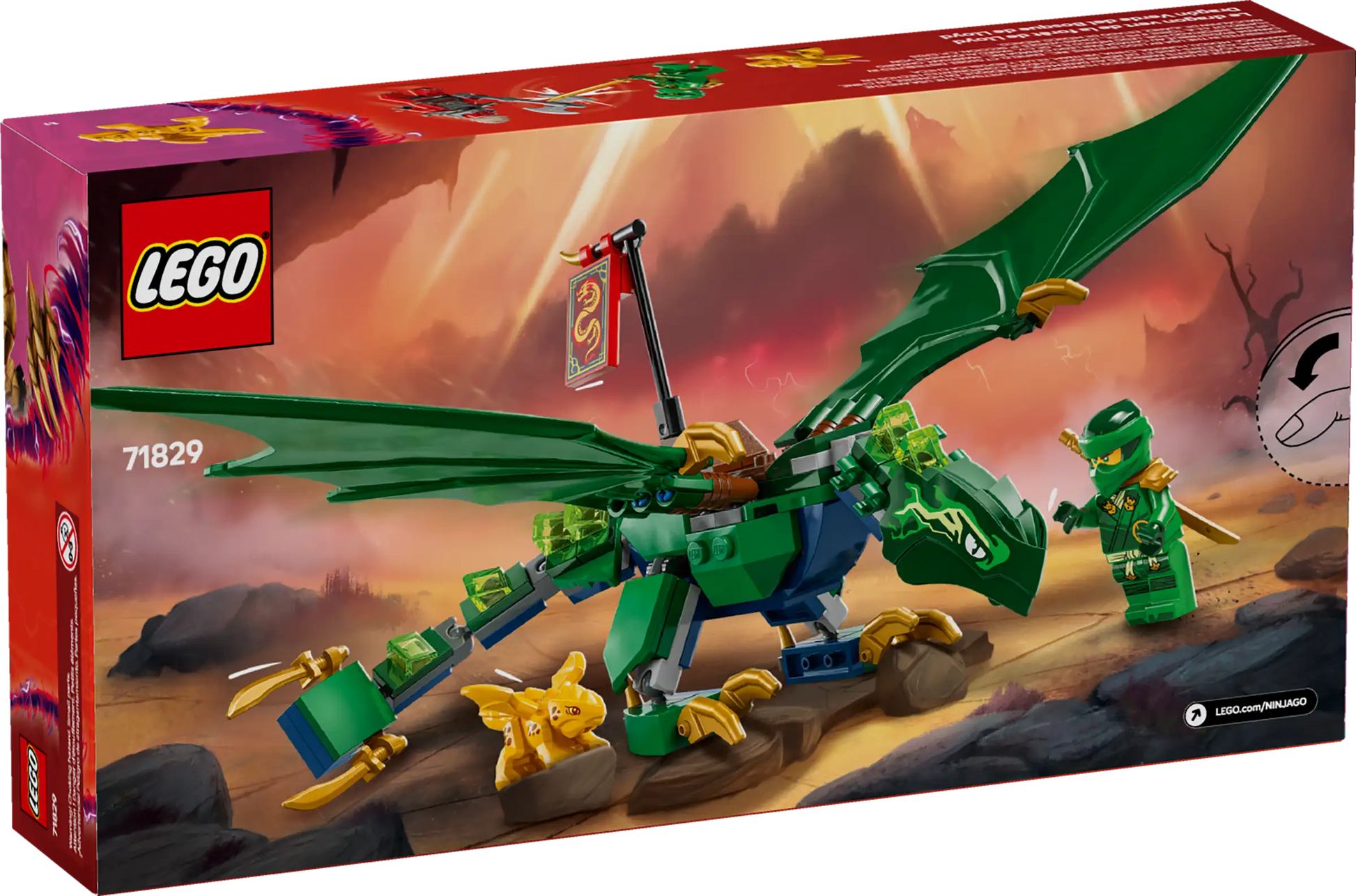 Lego Ninjago Lloyd's Green Forest Dragon 71829