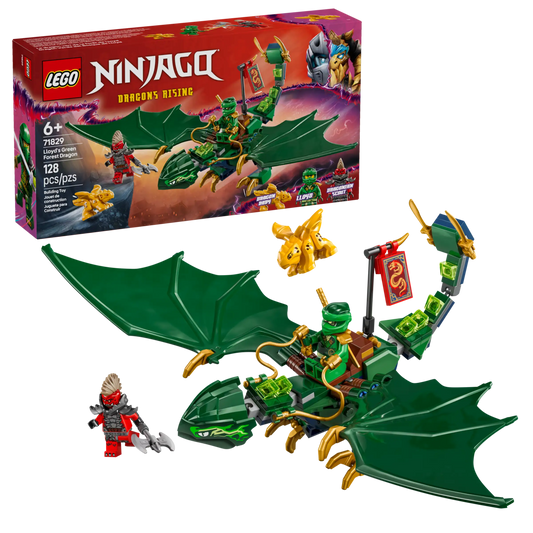 Lego Ninjago Lloyd's Green Forest Dragon 71829