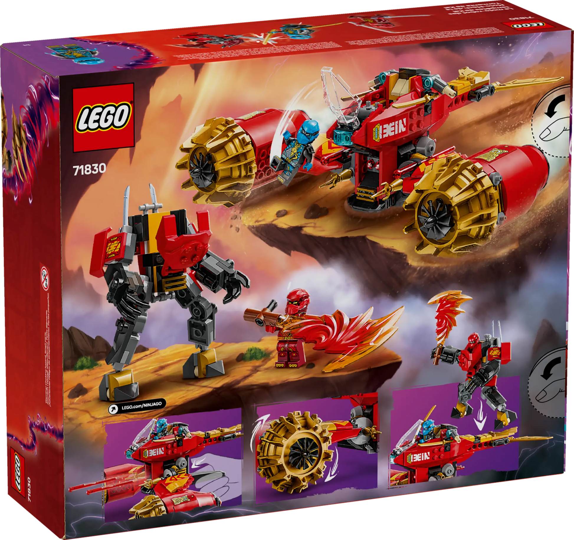 Lego Ninjago Kai's Mech Storm Rider 71830