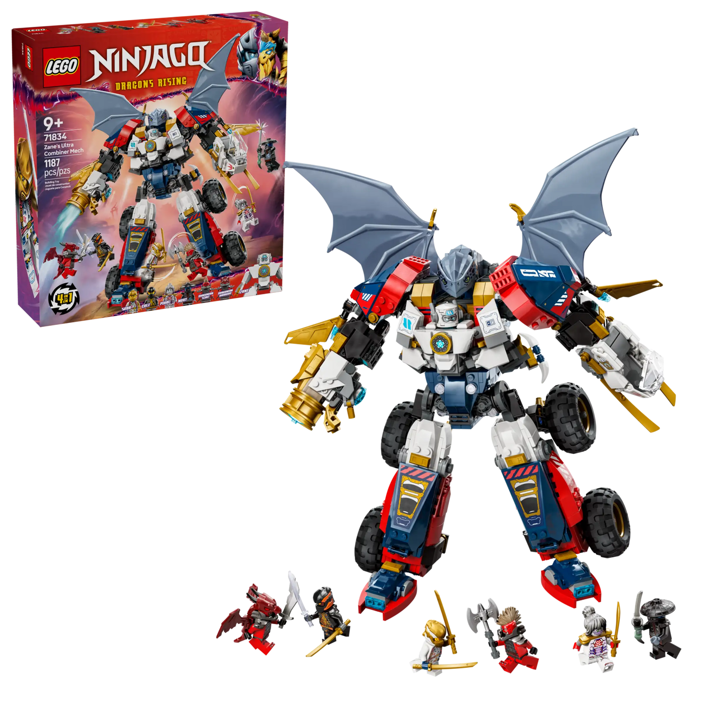Lego Ninjago Zane's Ultra Combiner Mech 71834