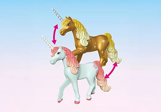 71841 Playmobil  Magical Unicorns Sky Rose With Fairy Collectible Unicorn 