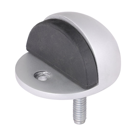 Timco Oval Door Stop - Satin Anodised Aluminium