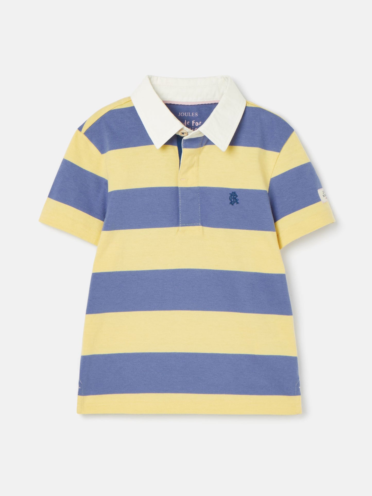 Joules Boys Ozzy Stripe Jersey Polo Shirt