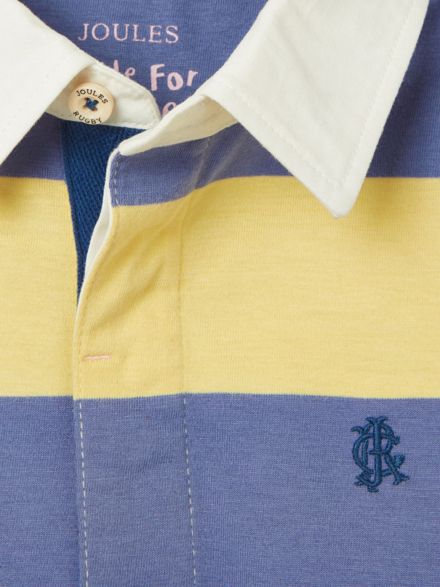 Joules Boys Ozzy Stripe Jersey Polo Shirt