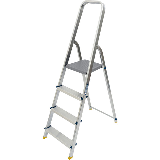 Werner 4 Tread Aluminium High Handrail Step Ladder