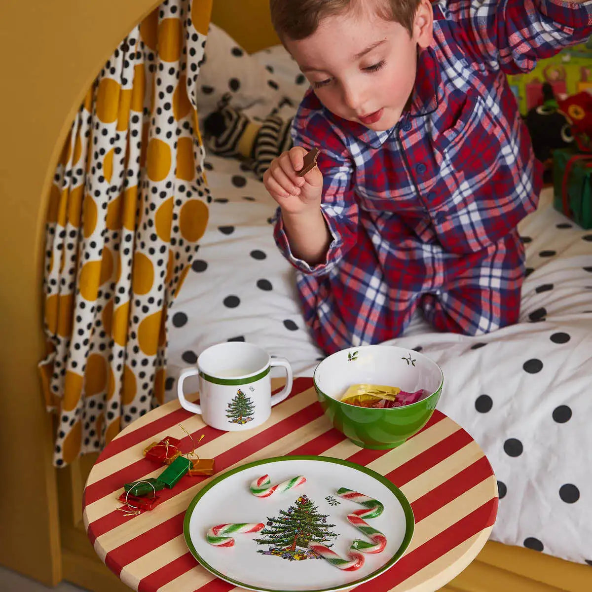 Spode Christmas Tree Melamine Children's 3pc Set