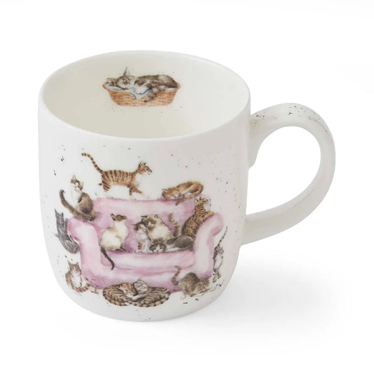 Wrendale Cattitude Cat & Kitten Mug
