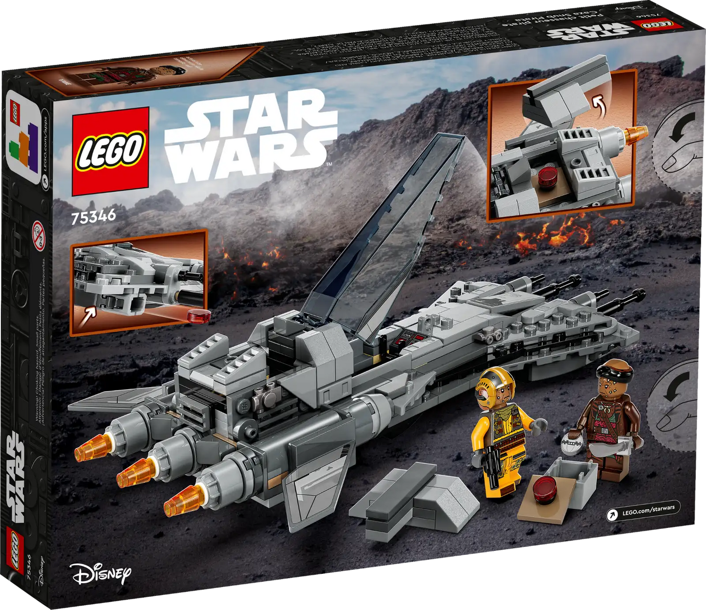 Lego Star Wars Pirate Snub Fighter 75346