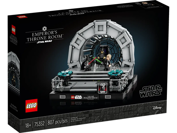 Lego Star Wars Emperor's Throne Room Diorama 75352