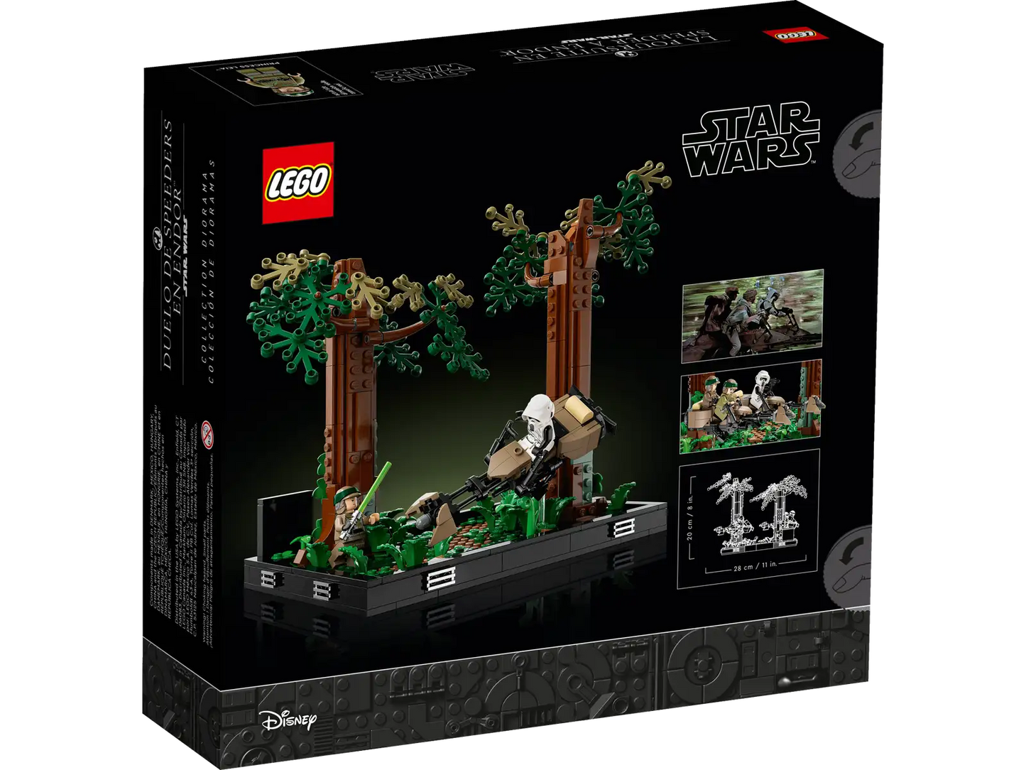 Lego Star Wars Endor Speeder Chase Diorama 75353