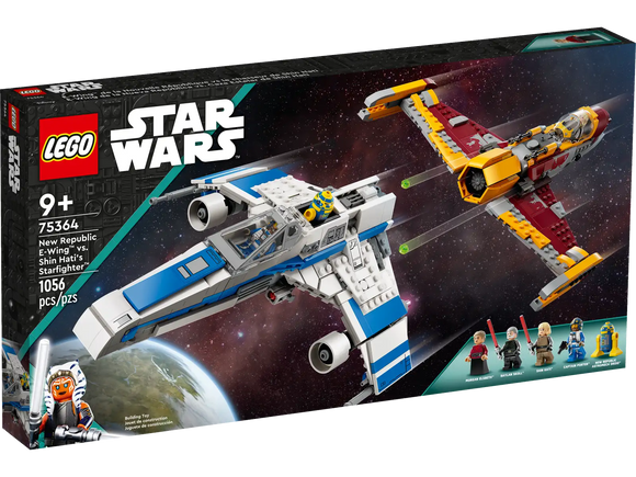 Lego Star Wars New Republic E-Wing vs. Shin Hati’s Starfighter 75364