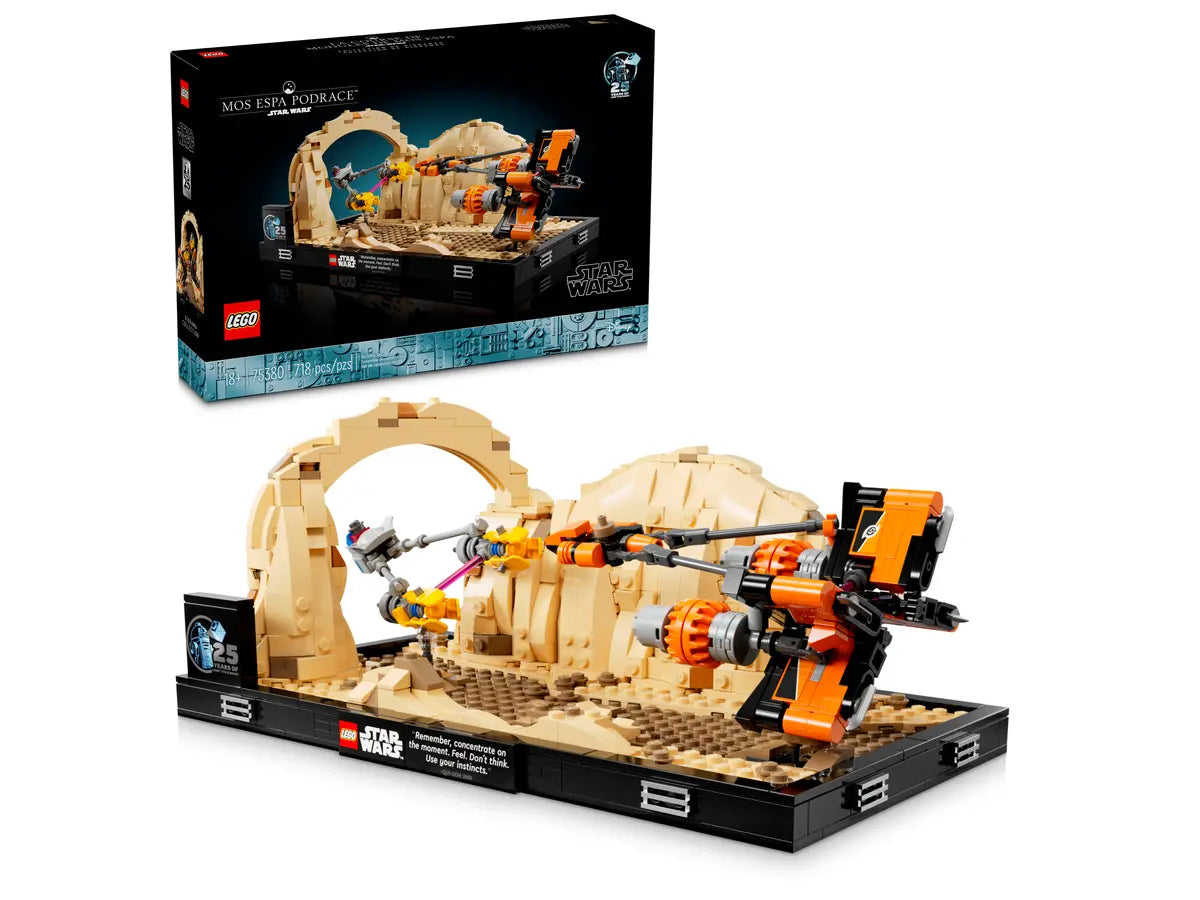 Lego Star Wars Lego Mos Espa Podrace Diorama 75380