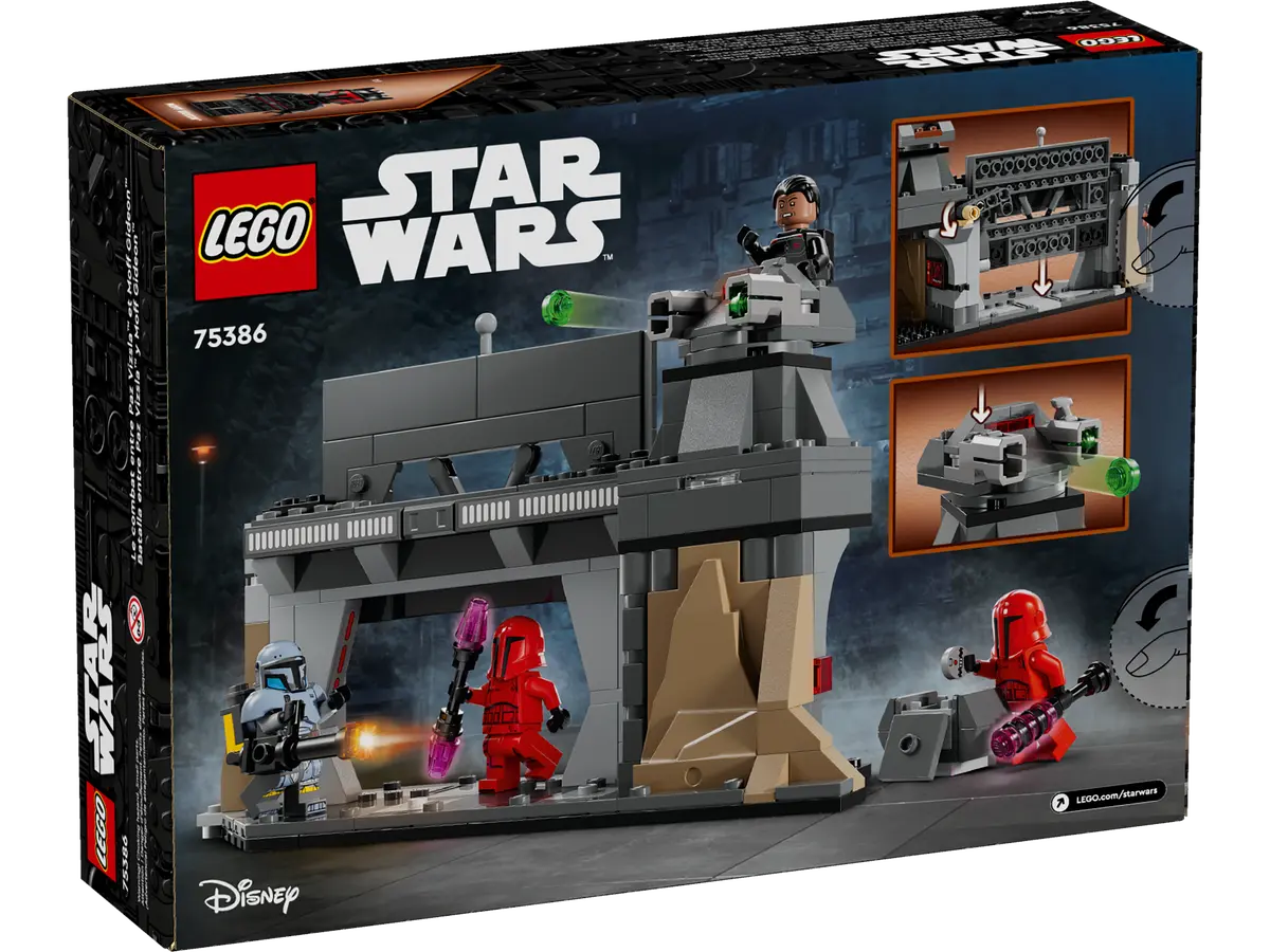 75386 Lego Star Wars Paz Vizsla and Moff Gideon Battle 75386 – Sam Turner & Sons